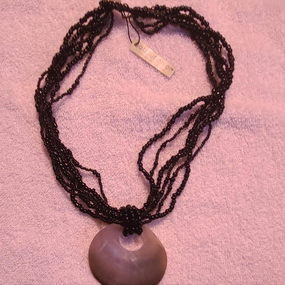 About Color Brand‎ Beaded MOP Necklace